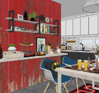 823 折中主义厨房餐厅